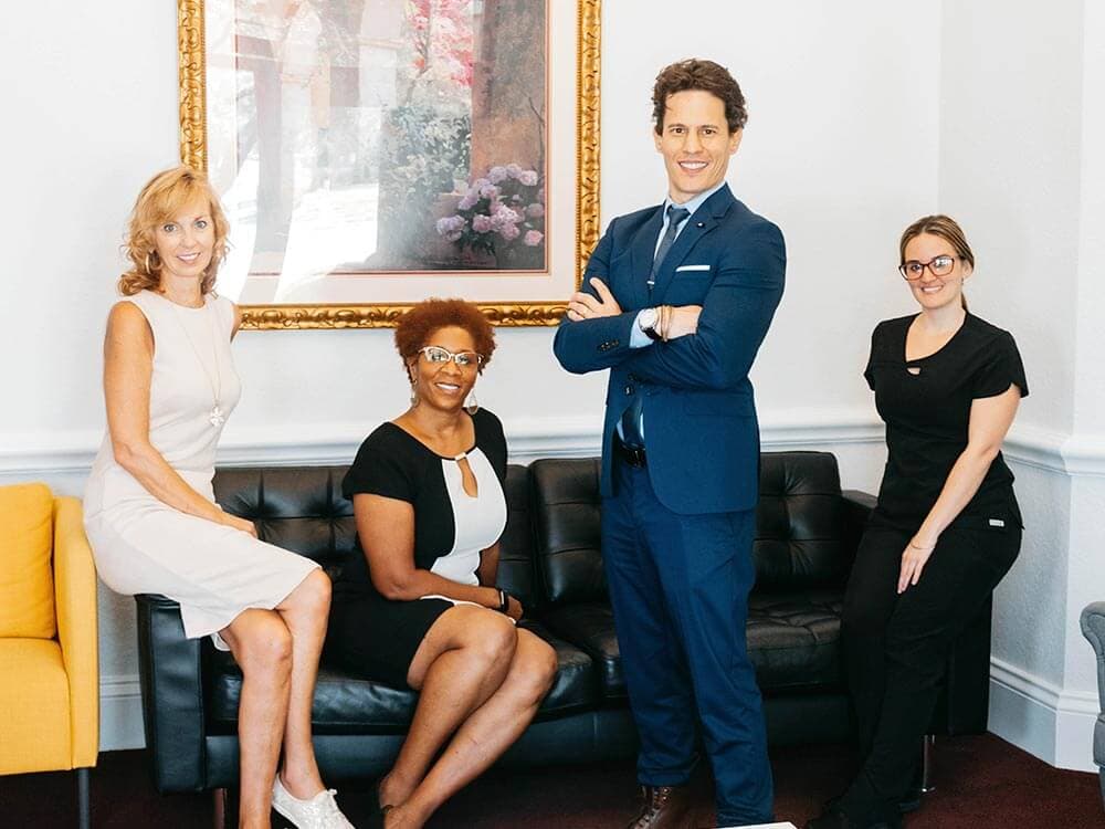 Dr. Macedo and the Advanced Center for Cosmetic Dentistry team